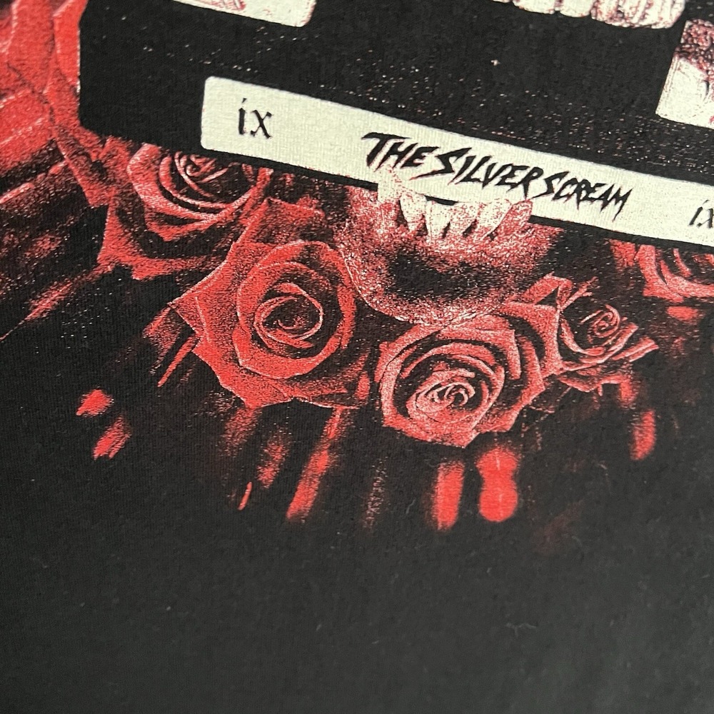 Official Ice Nine Kills INK Tour Merch XL T-Shirt The Silver Scream Skull VHS - Picture 6 of 9